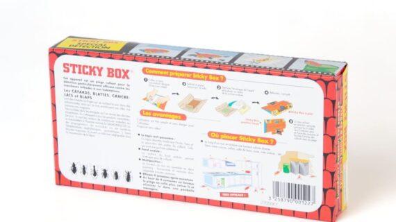Maison Aurouze Piège cafards blattes Sticky Box derrière