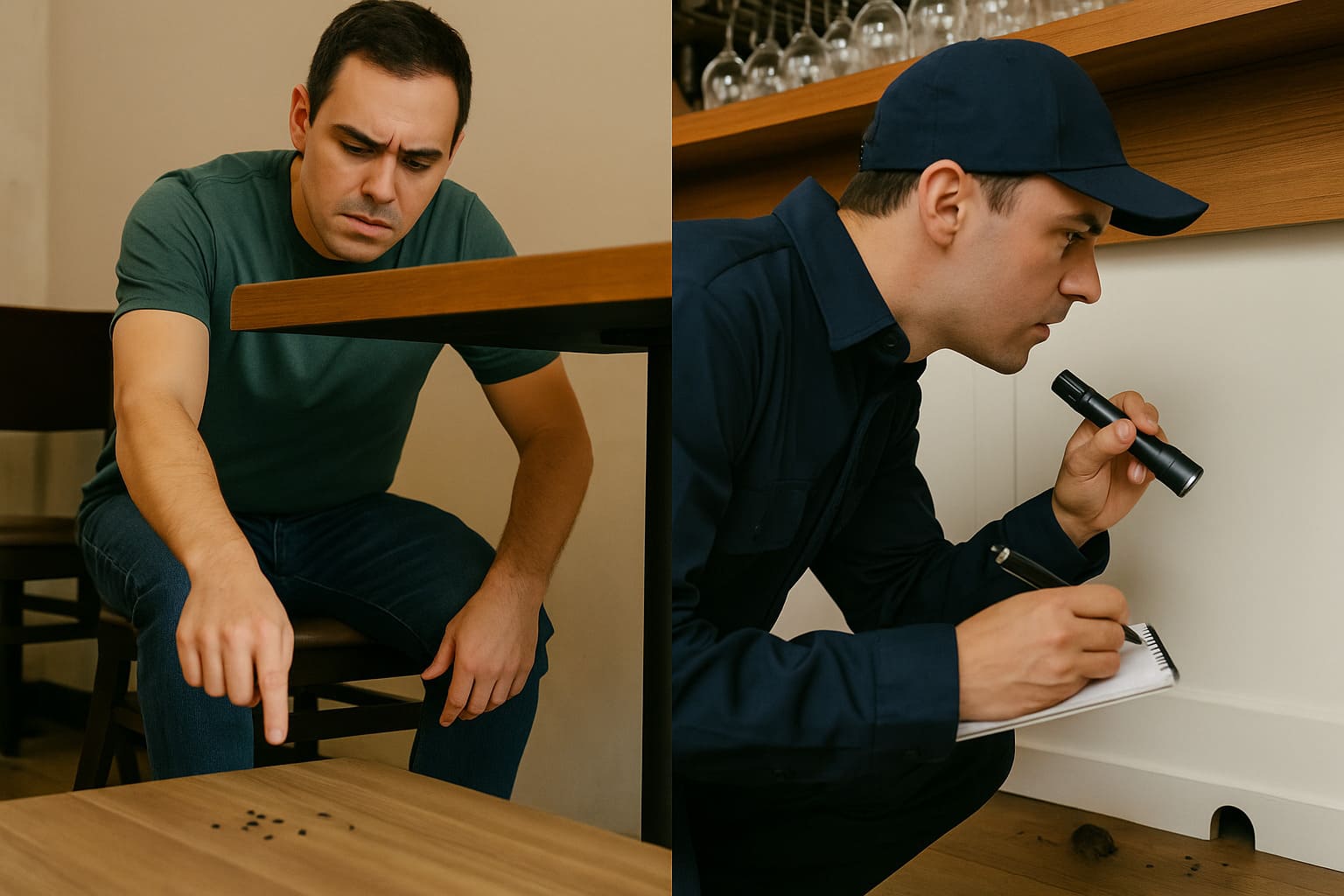 10 Signes d’Infestation dans un Restaurant